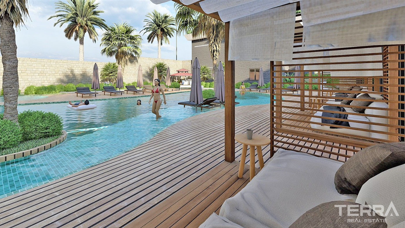 New Alanya Flats for Sale With Many Rich Amenities in Mahmutlar - 53593