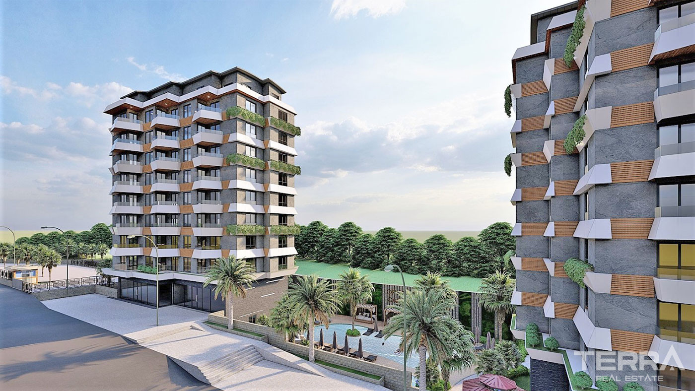 New Alanya Flats for Sale With Many Rich Amenities in Mahmutlar - 53594