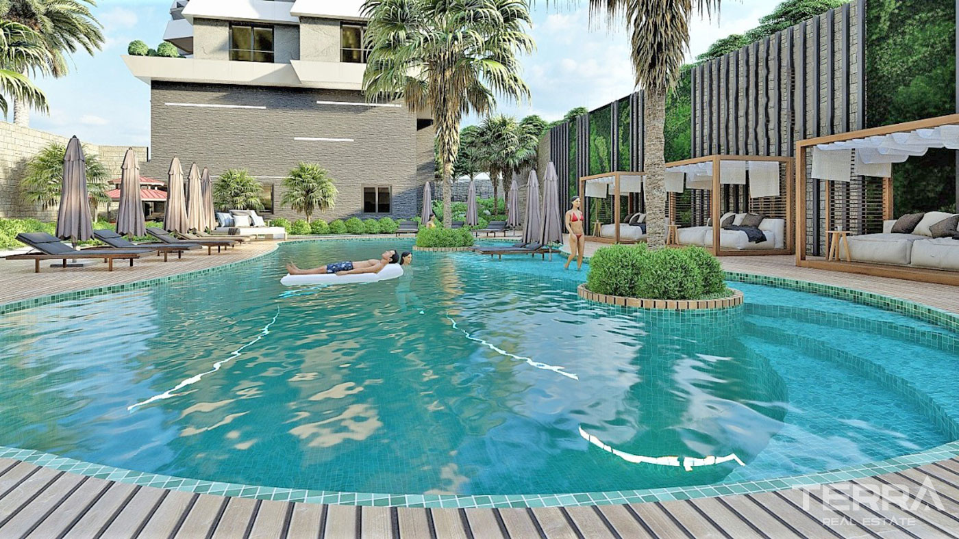 New Alanya Flats for Sale With Many Rich Amenities in Mahmutlar - 53595