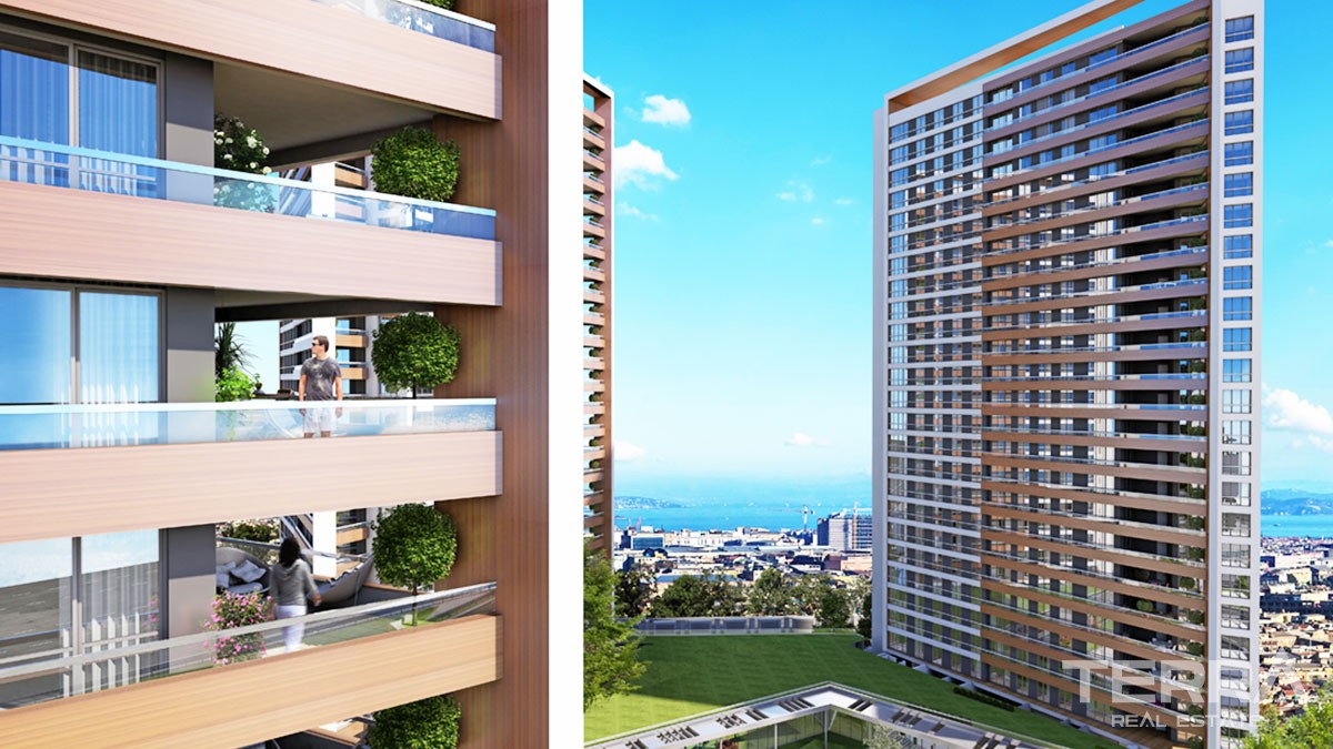 Centrally Located Apartments for Sale in Bayrampaşa Istanbul - 47902