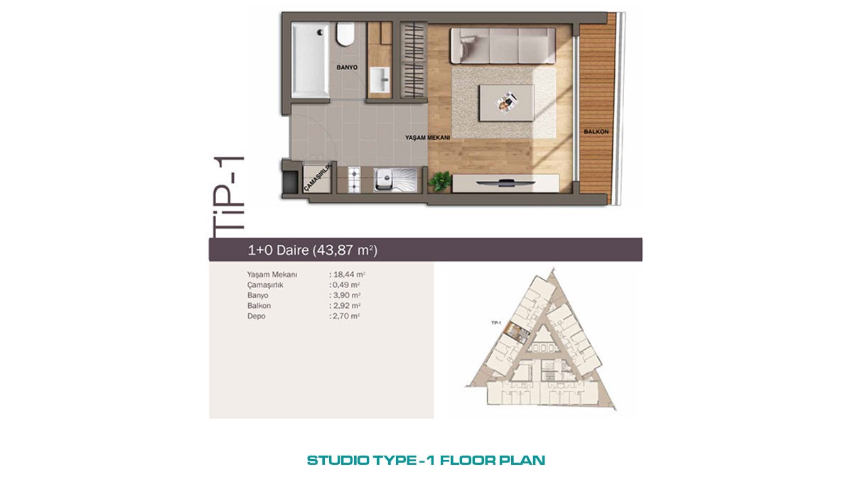 Centrally Located Apartments for Sale in Bayrampaşa Istanbul - 47928