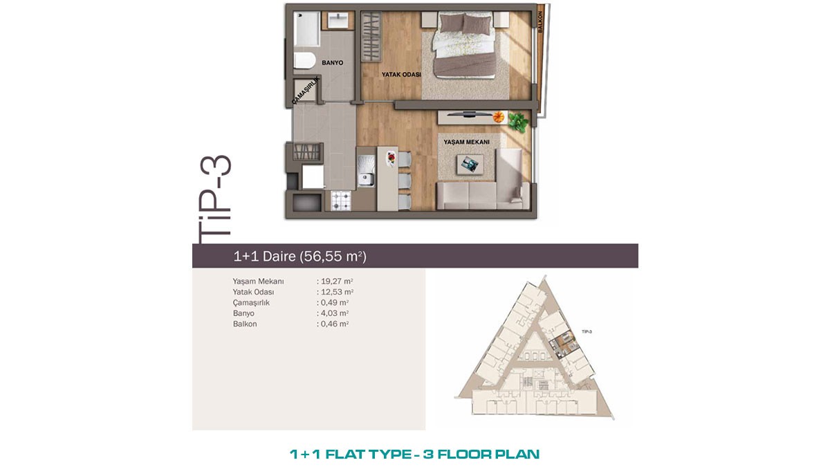 Centrally Located Apartments for Sale in Bayrampaşa Istanbul - 47929