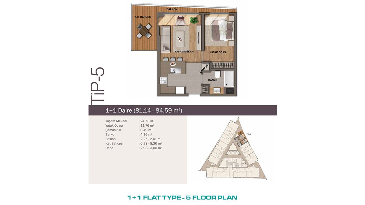 Centrally Located Apartments for Sale in Bayrampaşa Istanbul - 47931