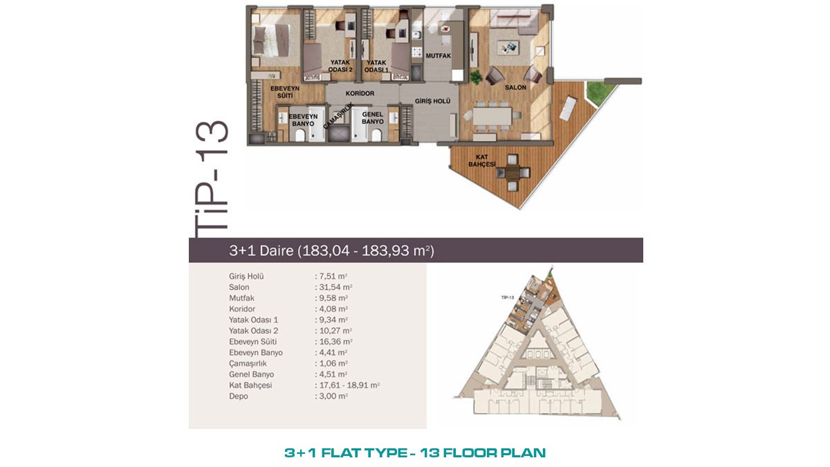 Centrally Located Apartments for Sale in Bayrampaşa Istanbul - 47939