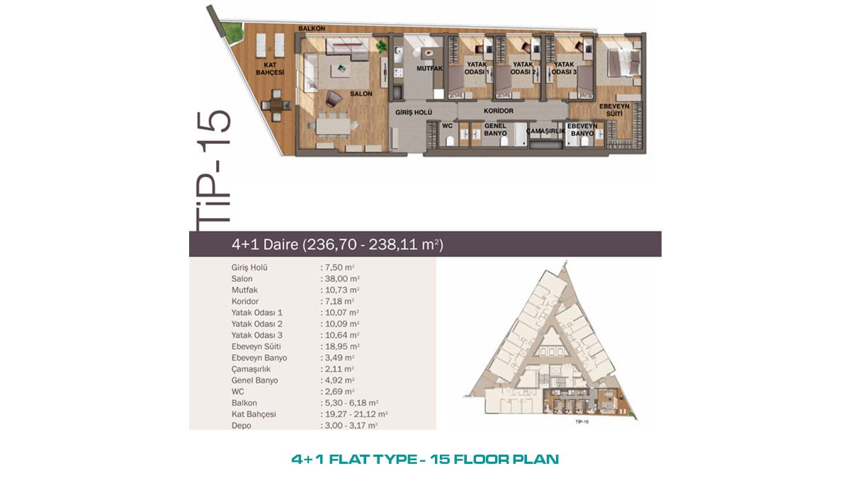 Centrally Located Apartments for Sale in Bayrampaşa Istanbul - 47941