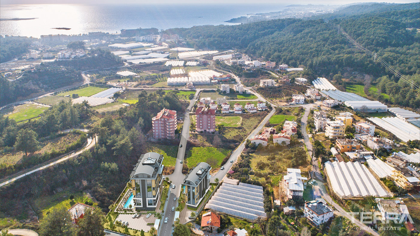 Exclusive Apartments for Sale With Serene Ambiance of Avsallar Alanya - 48389