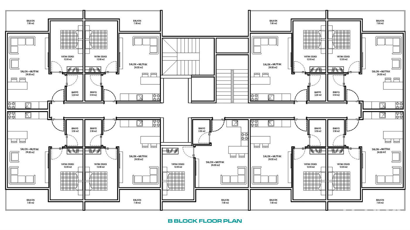 Exclusive Apartments for Sale With Serene Ambiance of Avsallar Alanya - 48404