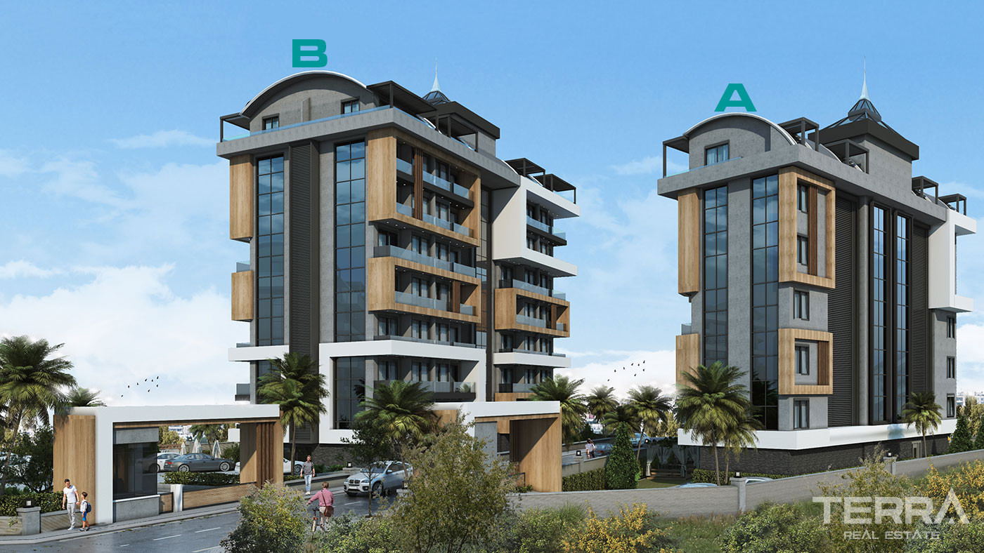 Exclusive Apartments for Sale With Serene Ambiance of Avsallar Alanya - 49853