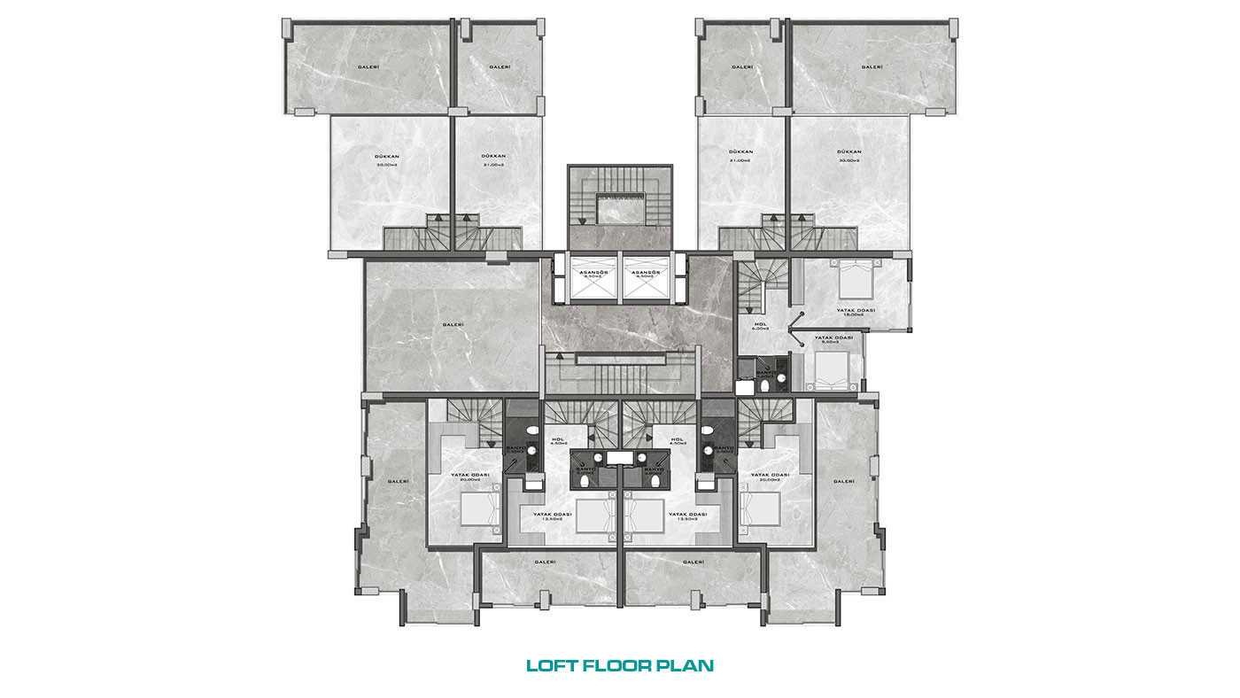 Appartements au Design Contemporain en Front de Mer à Kargıcak Alanya - 48334