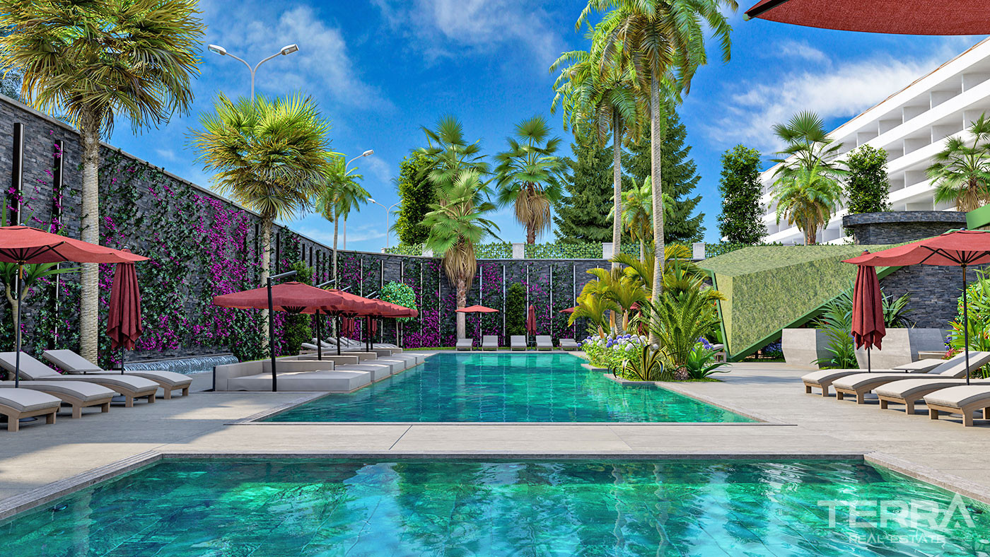 Appartements au Design Contemporain en Front de Mer à Kargıcak Alanya - 50044