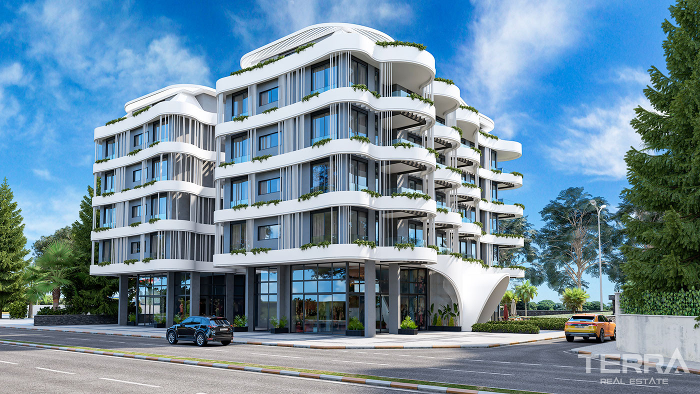 Appartements au Design Contemporain en Front de Mer à Kargıcak Alanya - 50047