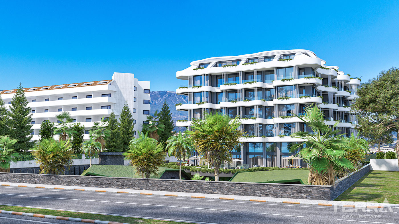 Appartements au Design Contemporain en Front de Mer à Kargıcak Alanya - 50049