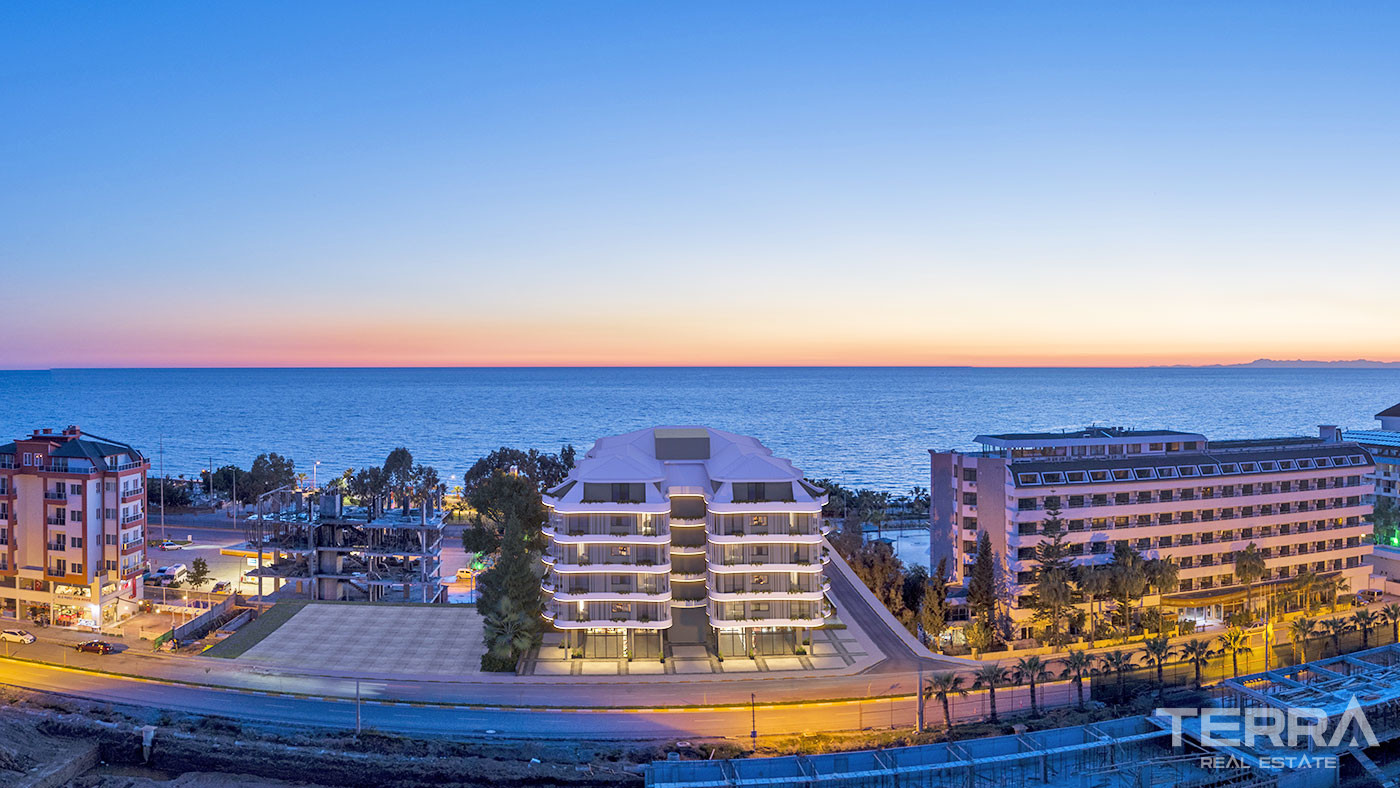 Appartements au Design Contemporain en Front de Mer à Kargıcak Alanya - 50057