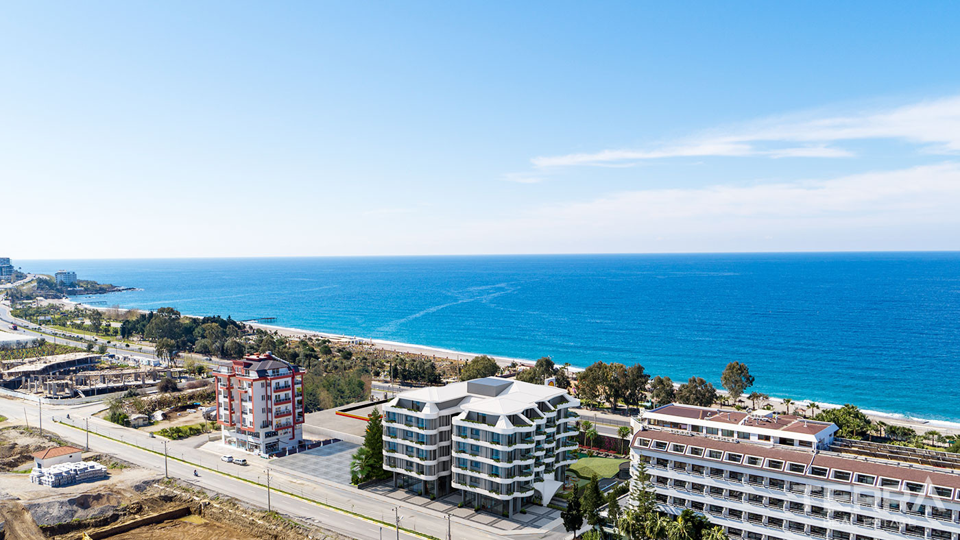 Appartements au Design Contemporain en Front de Mer à Kargıcak Alanya - 50063