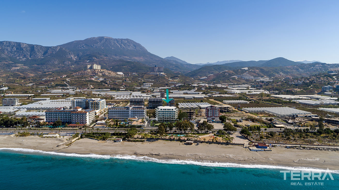 Appartements au Design Contemporain en Front de Mer à Kargıcak Alanya - 50064