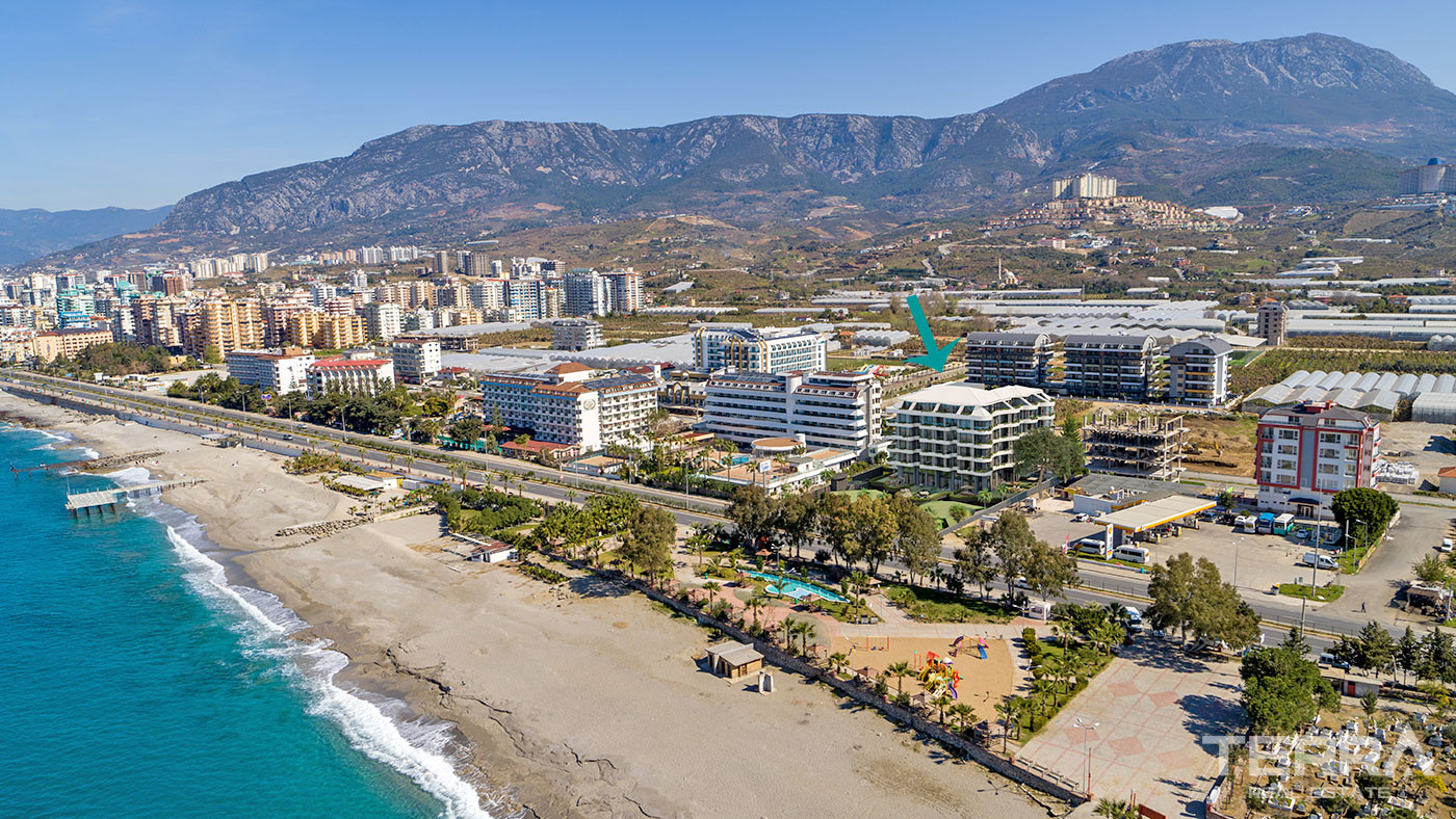 Appartements au Design Contemporain en Front de Mer à Kargıcak Alanya - 50065
