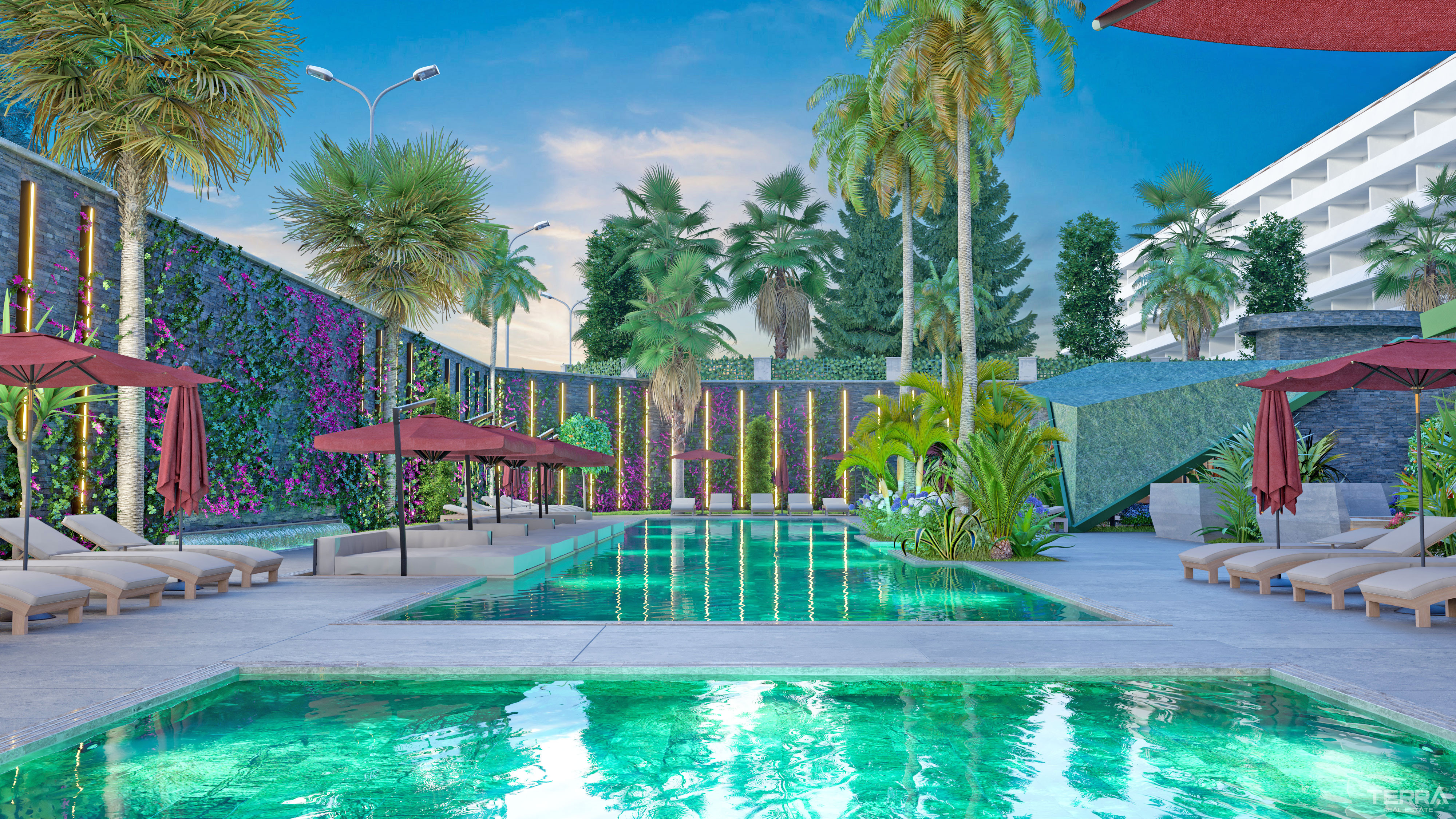 Appartements au Design Contemporain en Front de Mer à Kargıcak Alanya - 50078