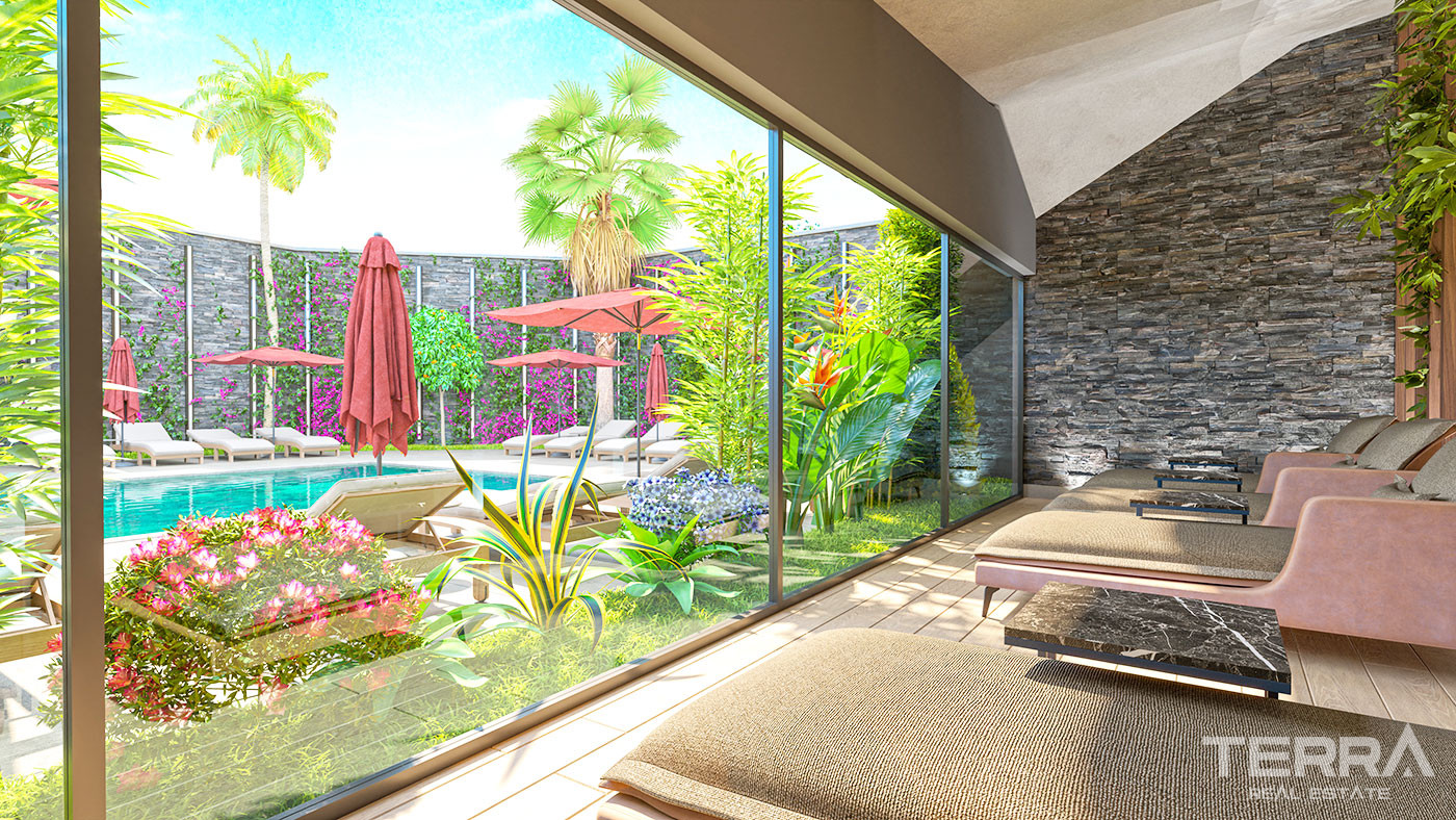 Appartements au Design Contemporain en Front de Mer à Kargıcak Alanya - 50083