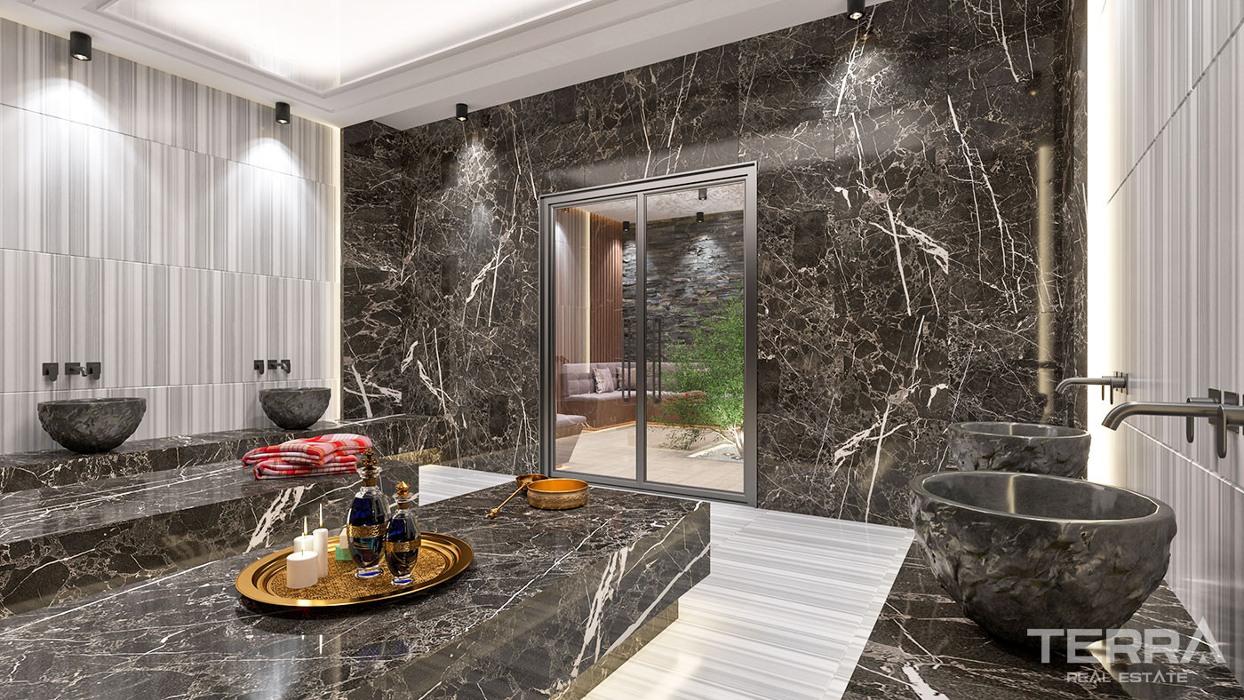 Appartements au Design Contemporain en Front de Mer à Kargıcak Alanya - 50086