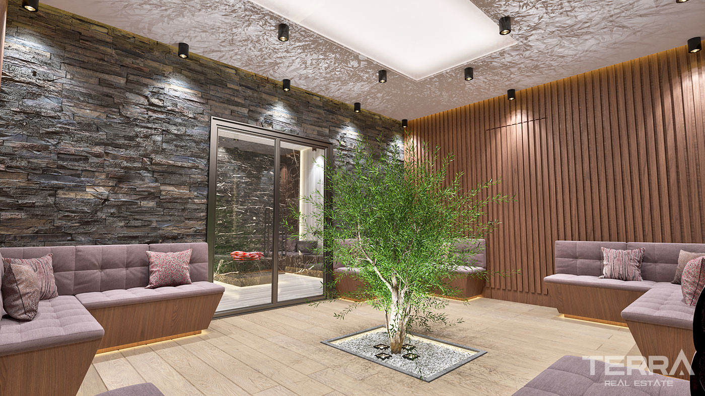 Appartements au Design Contemporain en Front de Mer à Kargıcak Alanya - 50087