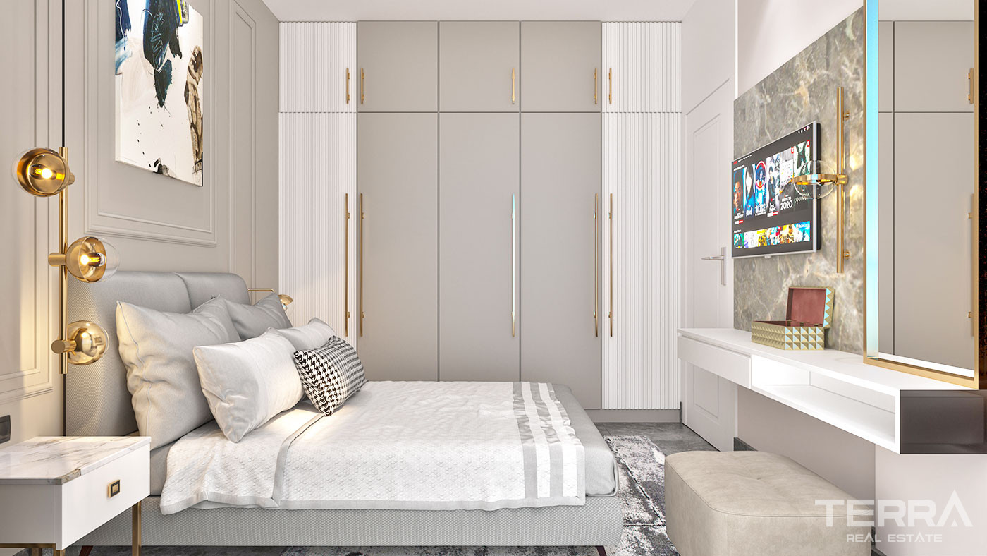 Appartements au Design Contemporain en Front de Mer à Kargıcak Alanya - 50092