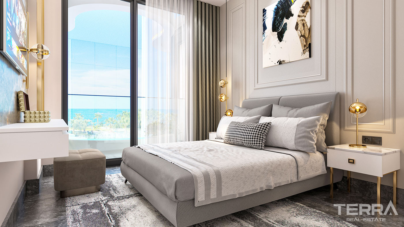 Appartements au Design Contemporain en Front de Mer à Kargıcak Alanya - 50093