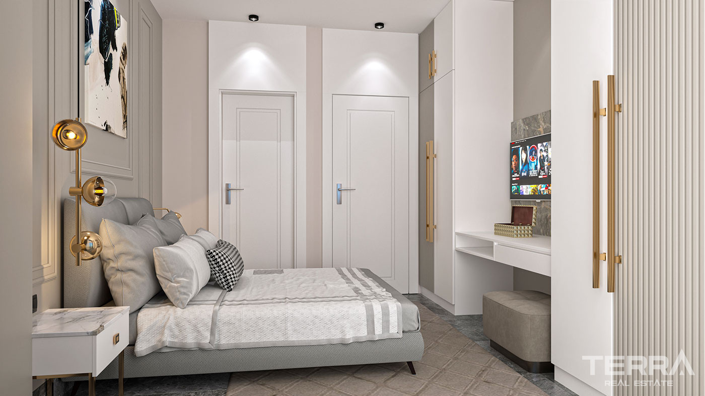 Appartements au Design Contemporain en Front de Mer à Kargıcak Alanya - 50098