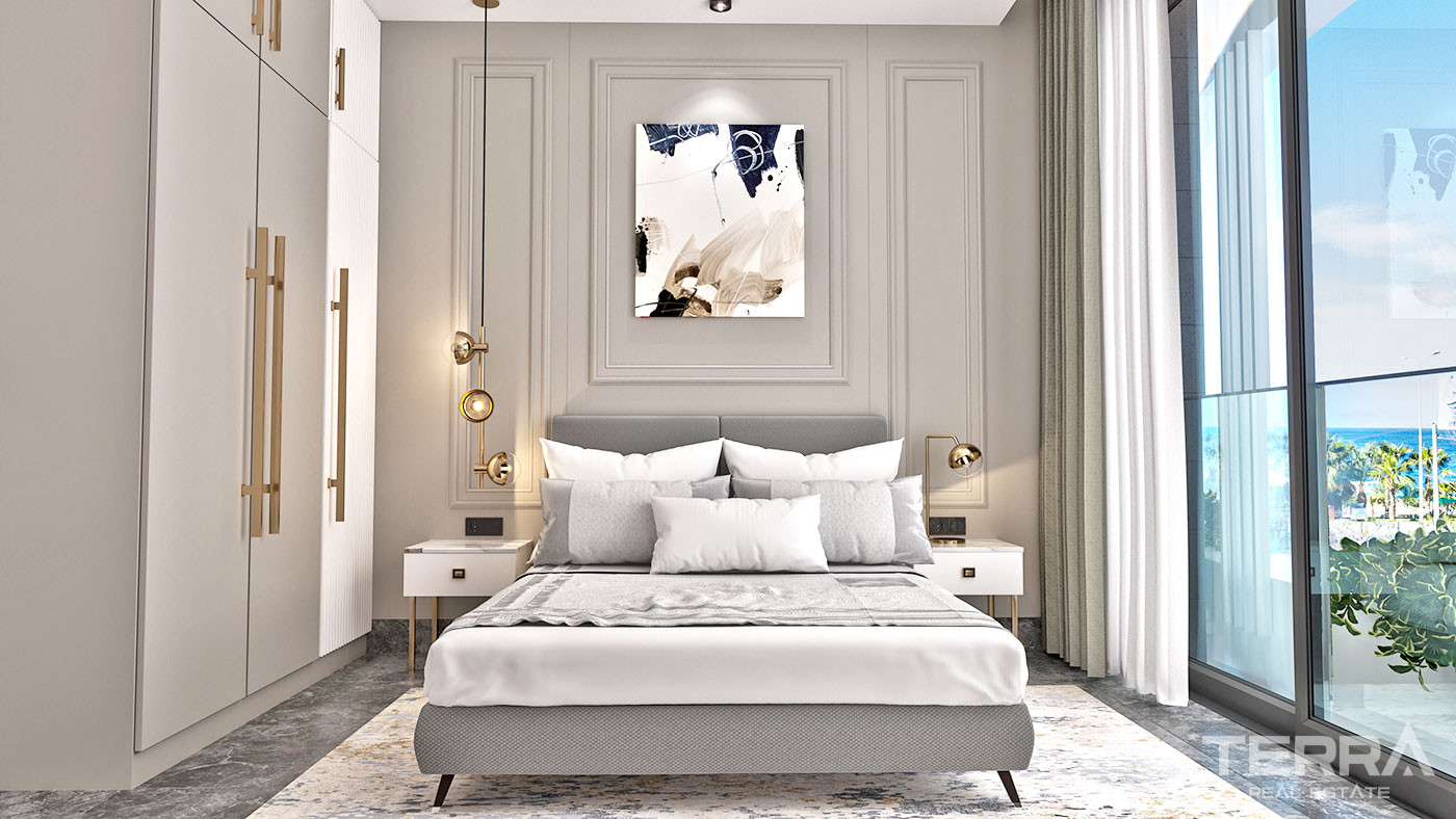 Appartements au Design Contemporain en Front de Mer à Kargıcak Alanya - 50101