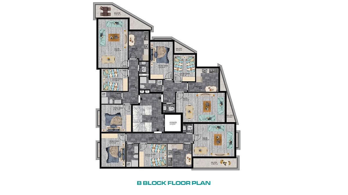 New Centrally Located 1 and 2- Bed Apartments to Buy in Alanya - 48505