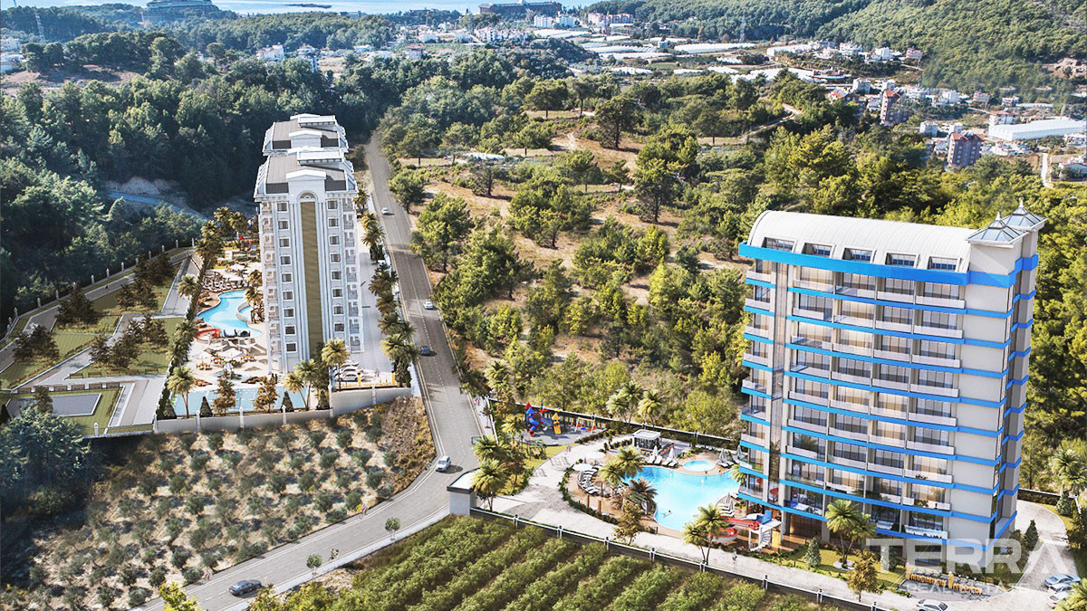 Appartements Modernes Dans Un Cadre Verdoyant d’Avsallar Alanya - 48474