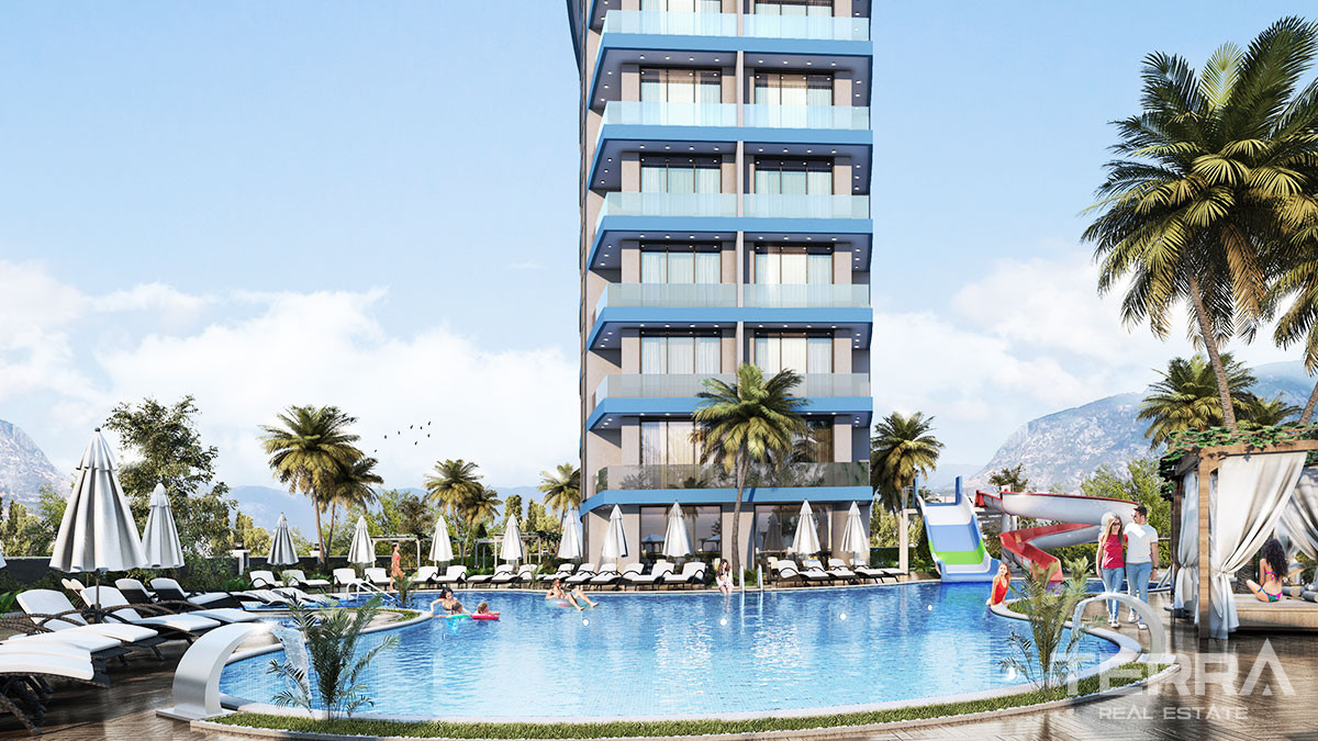 Appartements Modernes Dans Un Cadre Verdoyant d’Avsallar Alanya - 48480