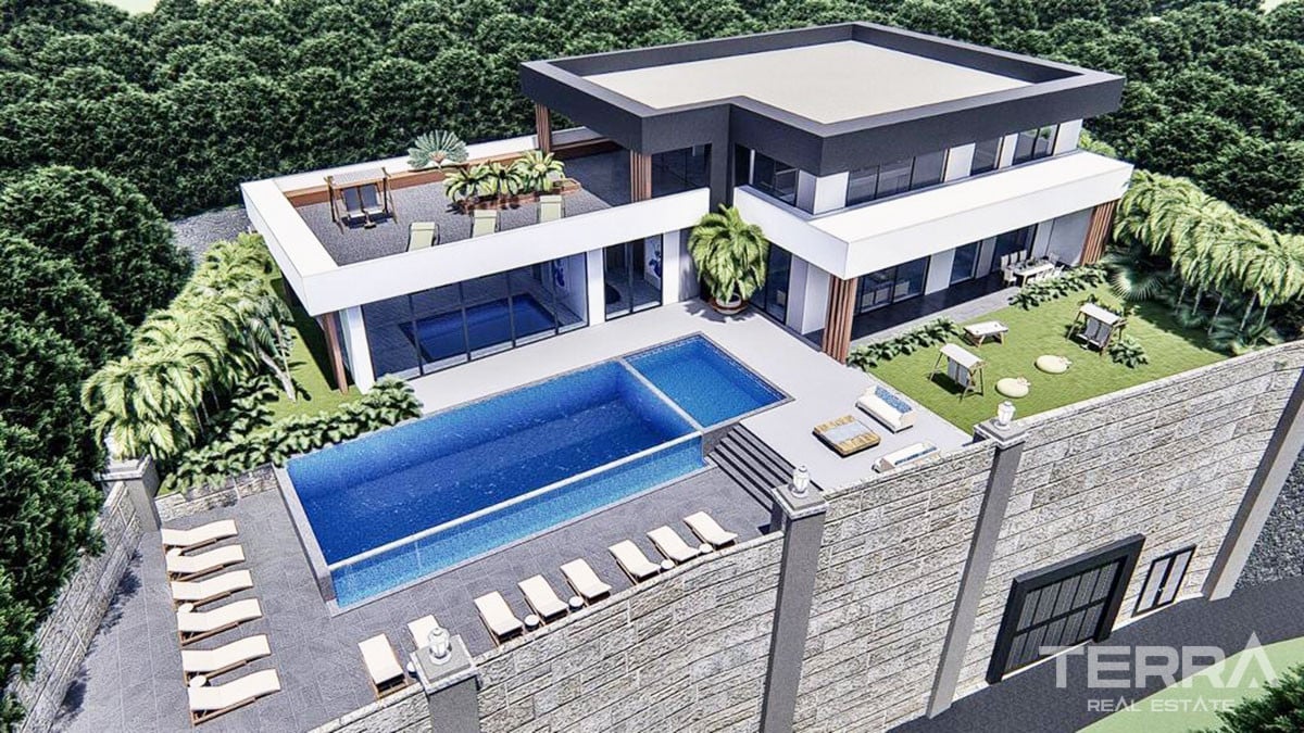 Luxury Detached Villa to Buy in Natural Surrounding of Alanya Kargıcak