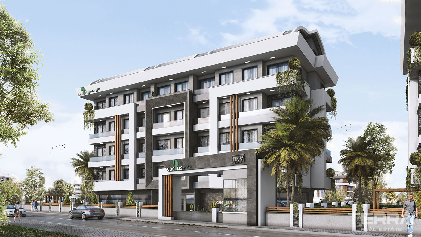 Magnificent Flats to Buy in Alanya with Natural Landscape and Sea View - 49064