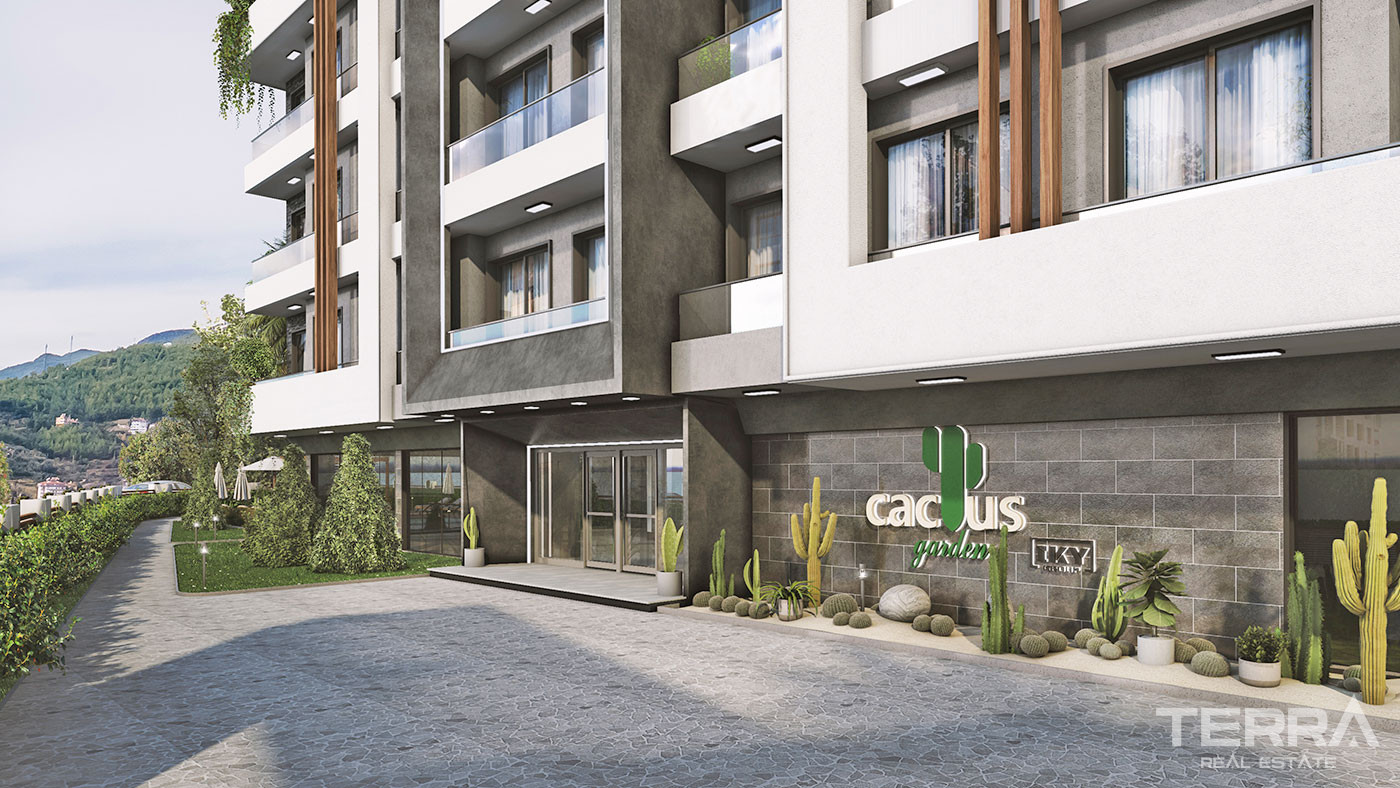 Magnificent Flats to Buy in Alanya with Natural Landscape and Sea View - 49065