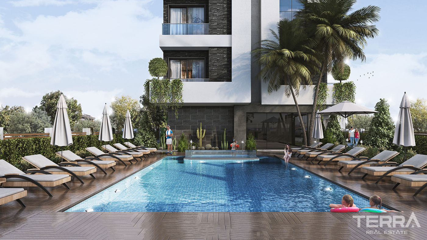 Magnificent Flats to Buy in Alanya with Natural Landscape and Sea View - 49066