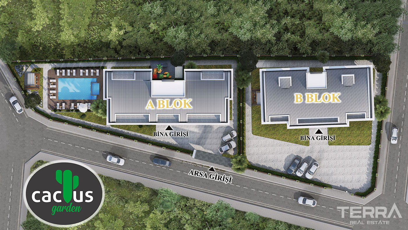 Magnificent Flats to Buy in Alanya with Natural Landscape and Sea View - 49076