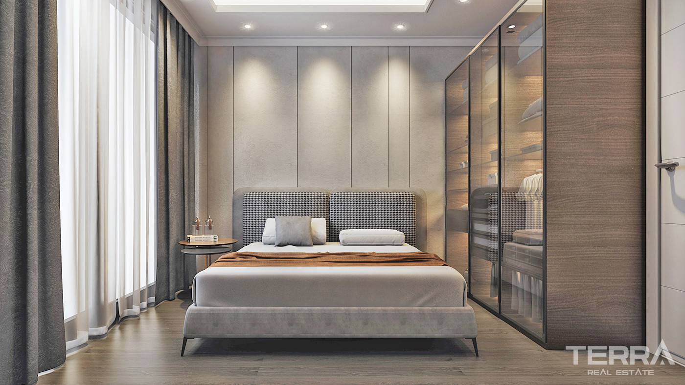 Magnificent Flats to Buy in Alanya with Natural Landscape and Sea View - 60927