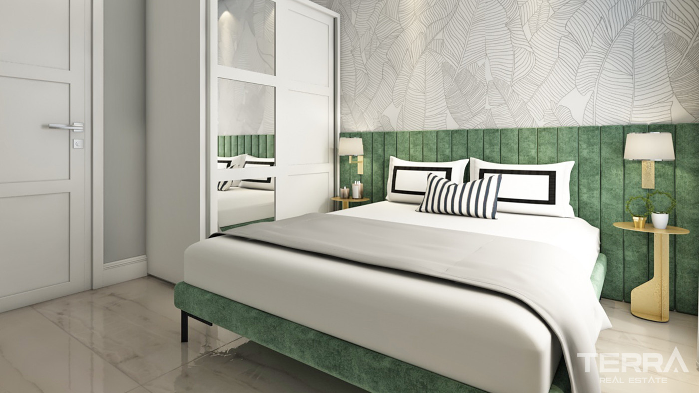 Magnificent Flats to Buy in Alanya with Natural Landscape and Sea View - 60928