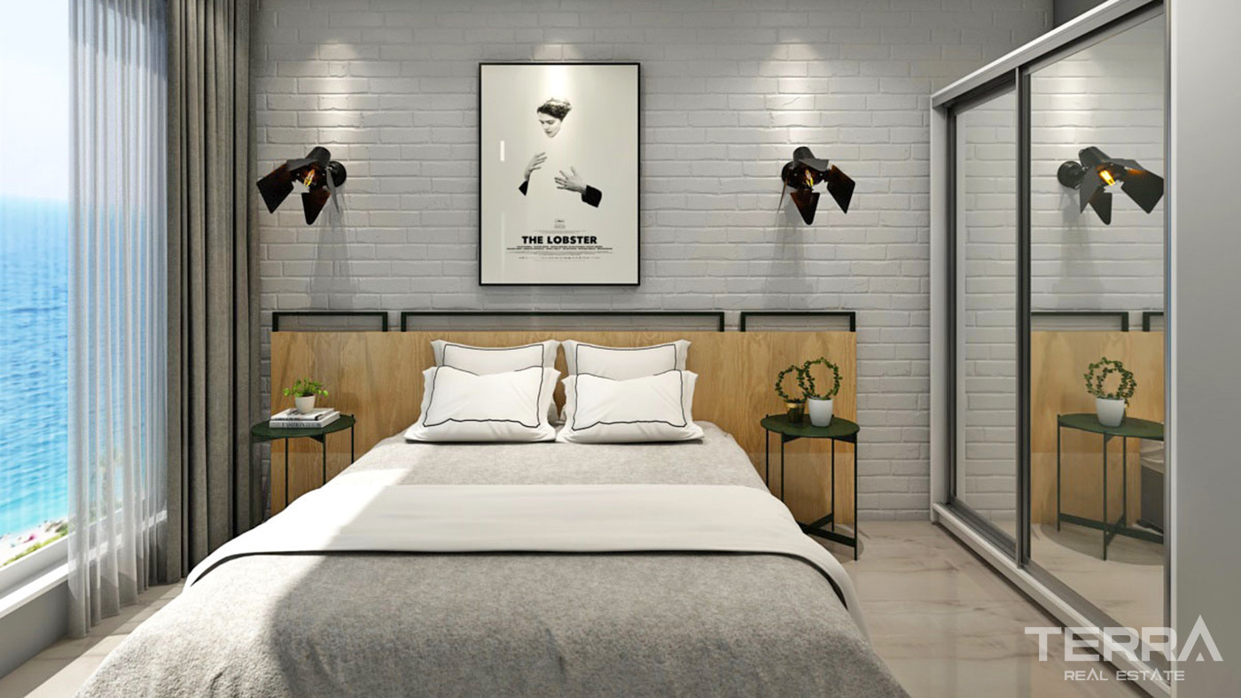 Magnificent Flats to Buy in Alanya with Natural Landscape and Sea View - 60929