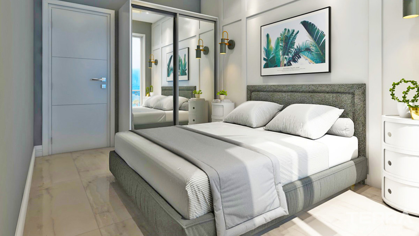 Magnificent Flats to Buy in Alanya with Natural Landscape and Sea View - 60937