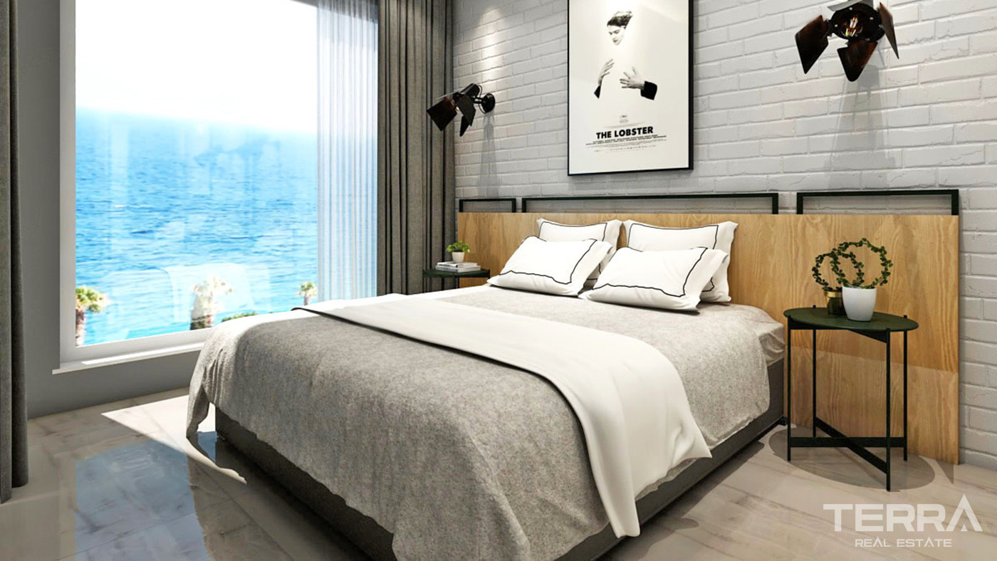 Magnificent Flats to Buy in Alanya with Natural Landscape and Sea View - 60938