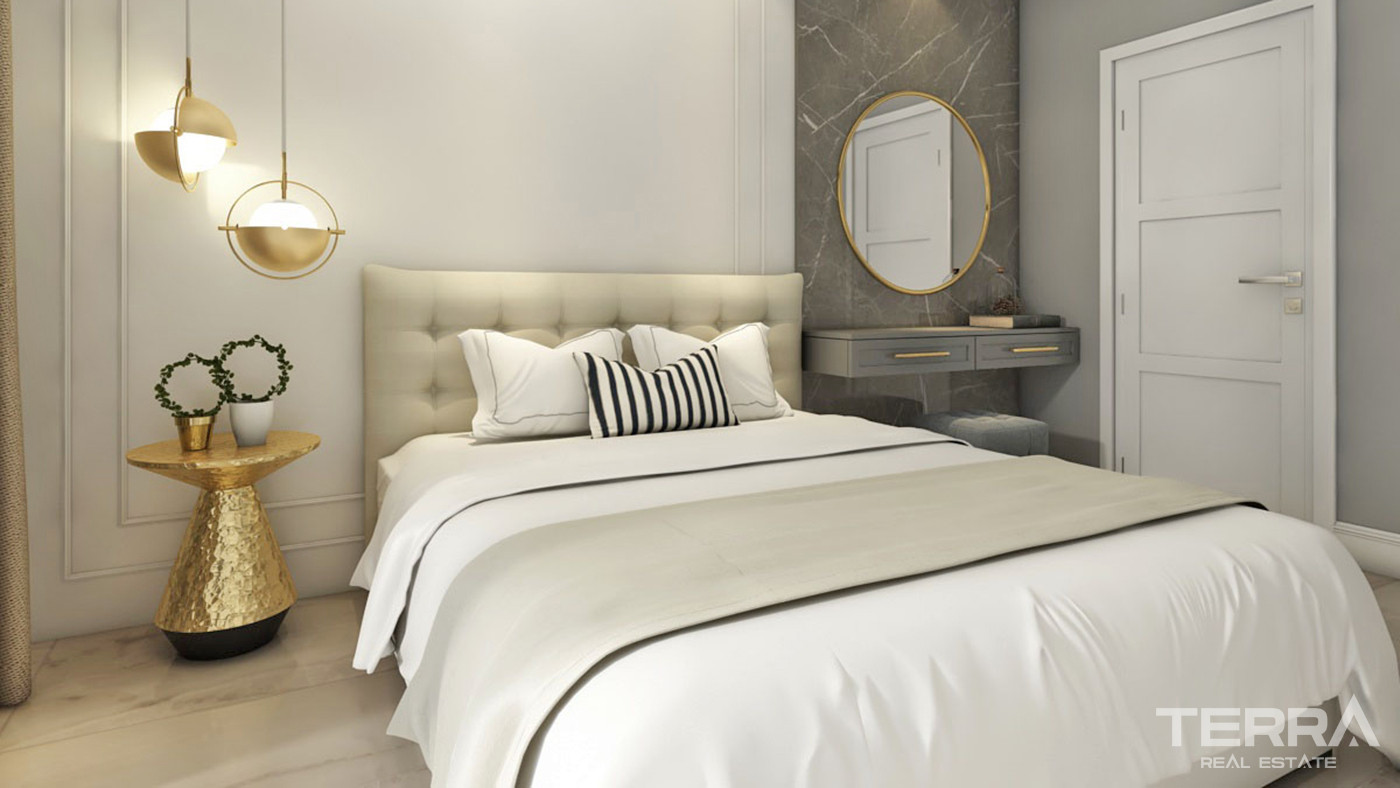 Magnificent Flats to Buy in Alanya with Natural Landscape and Sea View - 60939