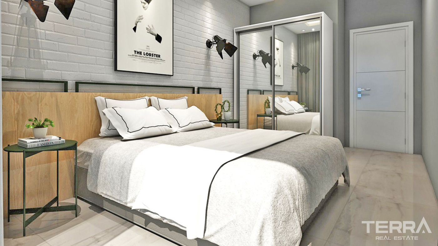 Magnificent Flats to Buy in Alanya with Natural Landscape and Sea View - 60945