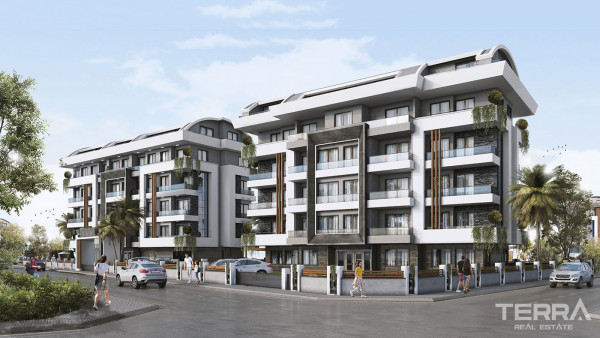 Magnificent Flats to Buy in Alanya with Natural Landscape and Sea View