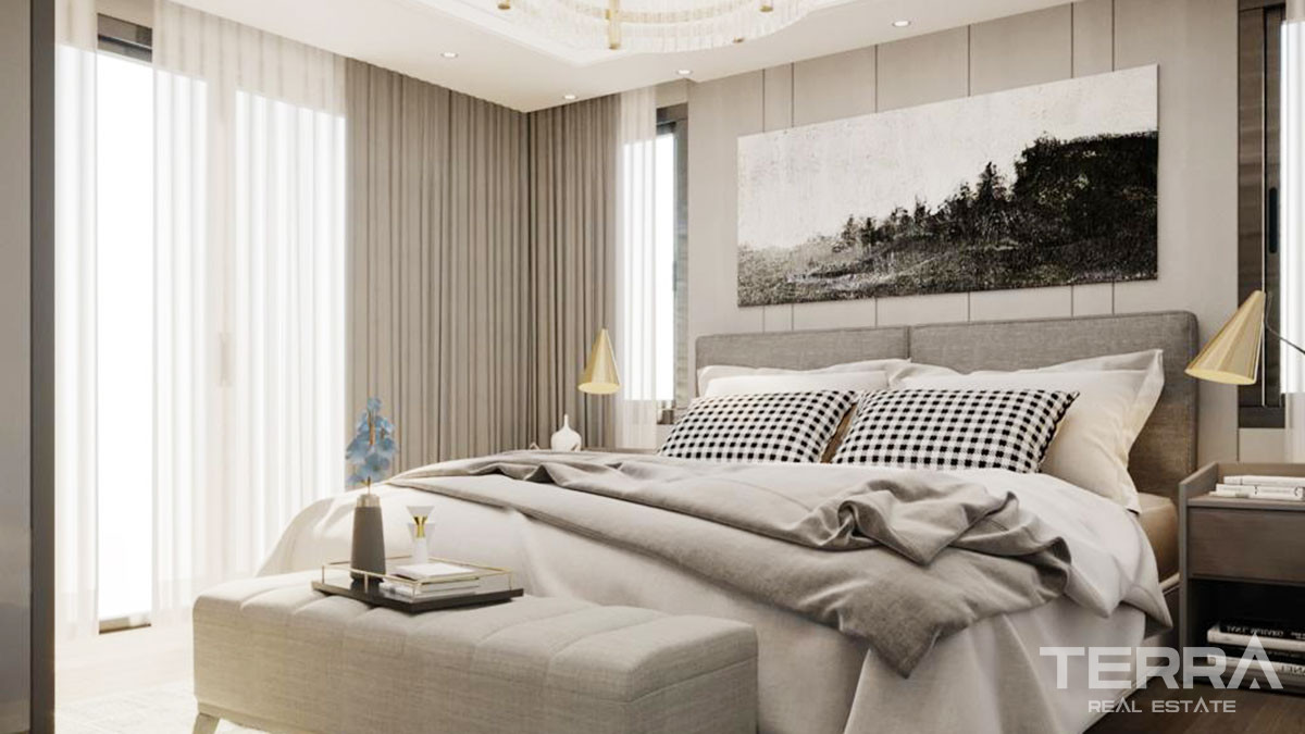 Appartements Duplex Avec Vue Mer & Forteresse d’Alanya à Bektaş - 49189