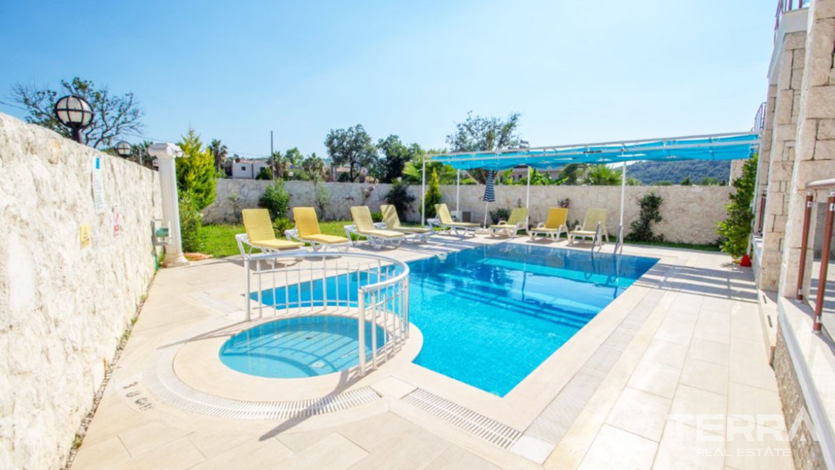 Roomy Detached Villa with Private Pool Resale in Fethiye Hisarönü - 48764