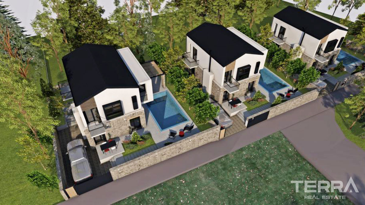 3-Bed Detached Villa with Swimming Pool for Sale in Seydikemer Fethiye - 48789