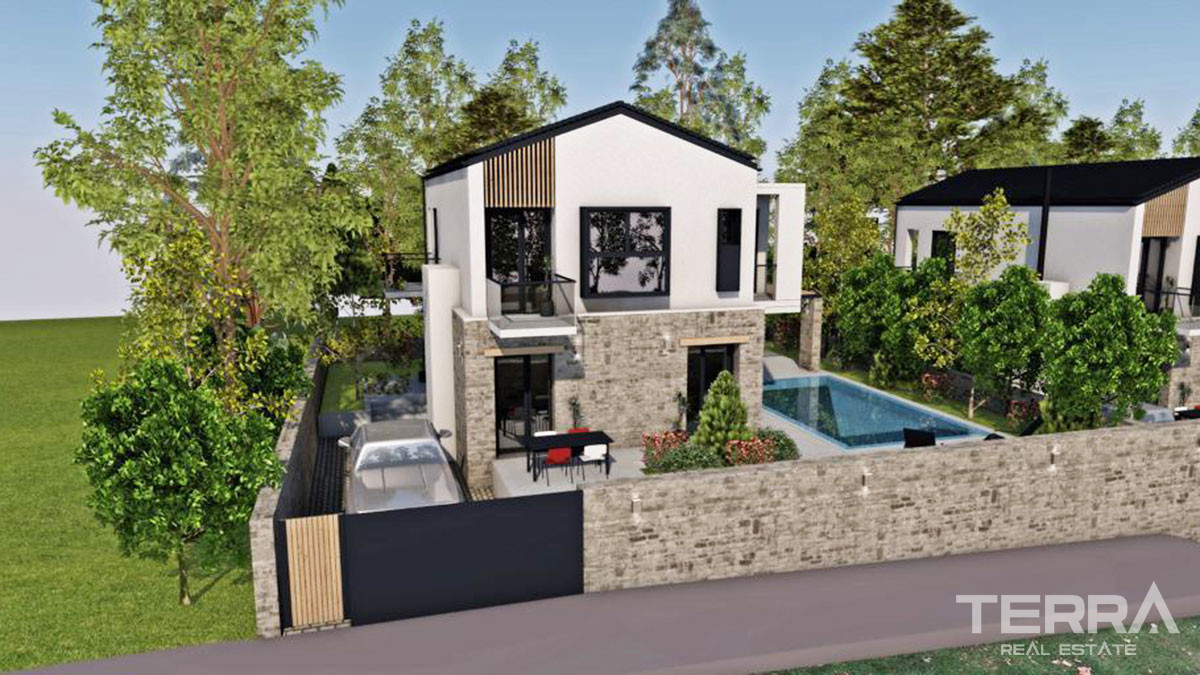 3-Bed Detached Villa with Swimming Pool for Sale in Seydikemer Fethiye - 48792