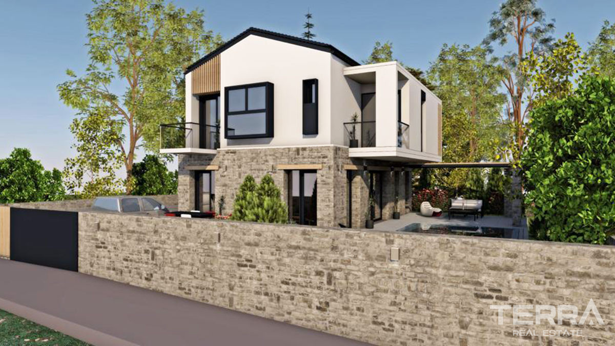 3-Bed Detached Villa with Swimming Pool for Sale in Seydikemer Fethiye - 48796
