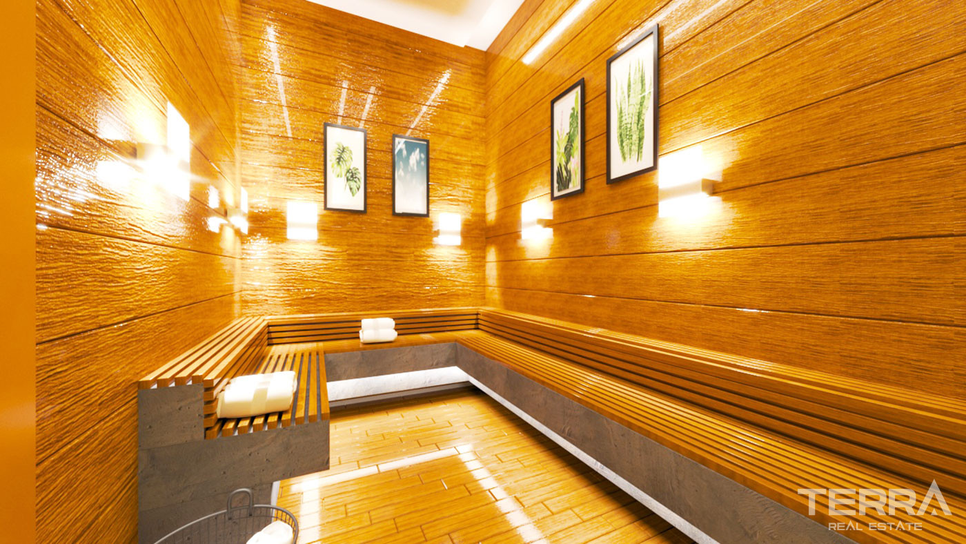 Luxury Flats for Sale in a 5-Star Hotel Concept in Alanya Avsallar - 49285